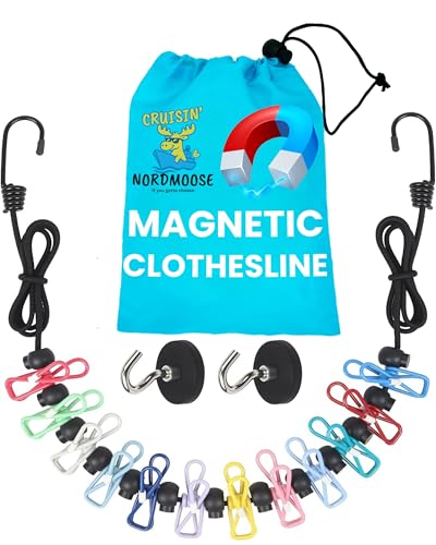 Magnetic Clothesline for Cruise Ship - Updated Str... (Multicolor | Plastic, Rubber)