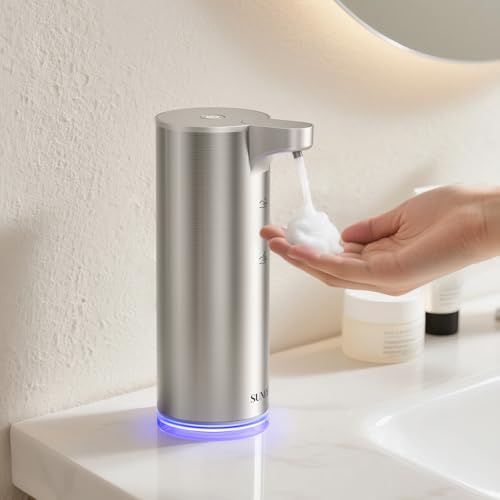 Automatic Foaming Soap Dispenser Touchless, 0.2s F... (Stainless Steel)