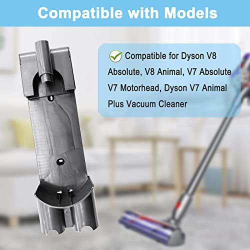 V8 Wall Mount Compatible with Dyson V7 V8 Cordless Vacuum Cleaner,Docking Station Accessory Wall Mount, Replaces Part # 967741-01