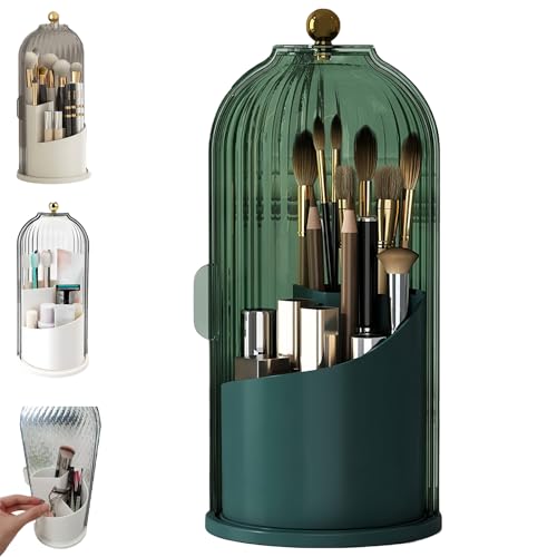 Concealed Toothbrush Holder, Rotating Bathroom Org... (1pcs Green)