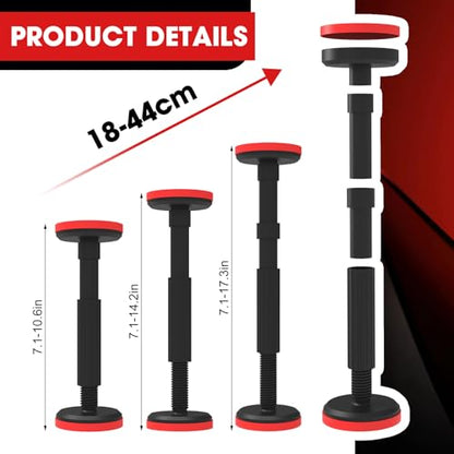 Adjustable Shelf Support Pole for Undermount Sink Cabinet Shelf 7.1-17.3in | Telescopic Heavy Duty 220lb Sagging Shelf Support Post Leg Cabinet Jacks