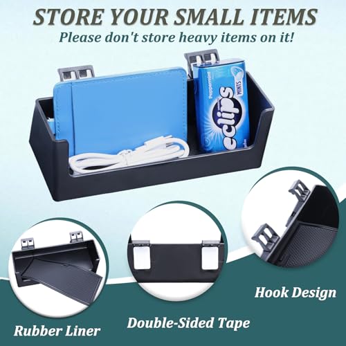TOPINSTALL Upgraded Sunglasses Holder for 2021-2026 Ford Bronco Accessories | 1 Pack Sun Visor Hanging Box Card Storage Organizer Compatible with Bronco 2/4 Doors (Not for Sport Model)