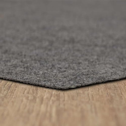Mohawk Home 8’ x 10’ Non Slip Grip Rug Pad 1/8" Low Profile Felt Cushion + Rubber Gripper, Great For High Traffic Areas - Safe For All Floors