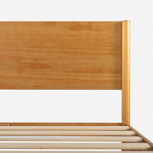 Zinus Allen Mid Century Wood Platform Bed Frame, Queen