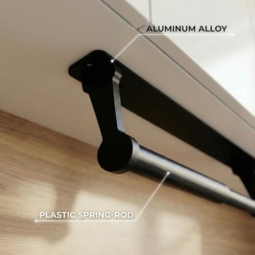 Paper Towel Holder - Self-Adhesive or Drilling, Black, Wall Mounted, Kitchen Roll Dispenser Under Cabinet or Inside Cabinet