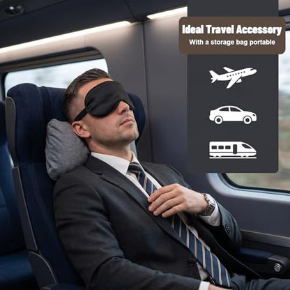 20 Pack Sleep Mask Blackout Imitation Silk Sleep Mask Eye with Adjustable Strap Sleeping Cover Eye Cover Blindfold Eyes with Bag for Women Men Travel Gift Back and Side Sleeper