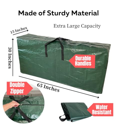 Evelots 5.5-Foot Extra-Large Moving Bags with Zippers and Carrying Handles | Store and transport comforters, camping gear or patio cushions in extra-large 5.5-foot bags with zippers and carrying handles