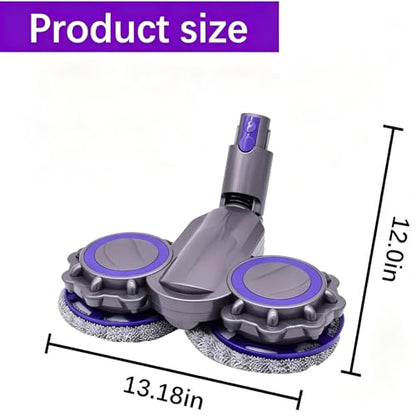 Electric Mop Head Attachment Compatible with Dyson V7 V8 V11 V10 Vacuum Cleaner Attachment with Water Tank and Mops (Color : V7V8V10V11)