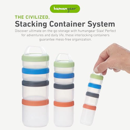Stax Modular Storage System - Food-Safe 4-Piece St... (Spectrum | Plastic)