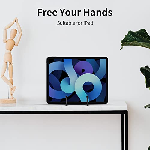 3 Pack 10 Inch Plate Stands for Display, Plate Holder Display Stand, Picture Frame Stand Black Metal Frame Holder Stands for Book,Small Easel,Decorative Plate,Photo and Platter,Tabletop Art