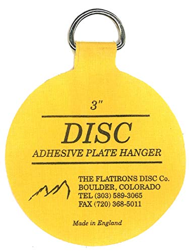 Flatirons Disc Adhesive Plate Hanger Set (2-3 Inch and 2-4 Inch Hangers)