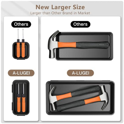 A-LuGei 【More Larger Size】 【69 PCS-5 Size】 Tool Box Organizer Tray Divider Set【Black】 Desk Drawer Organizer Bin, Garage Organization and Storage Toolbox for Rolling Tool Chest Cart Cabinet WorkBench