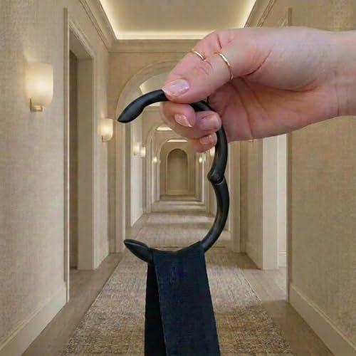 Clipa Bag Hanger Collection, The Ring that Opens into a Hook, Auto Closes | Holds 15 kg, Needs only 10mm to Hang a Hand Bag, Easy to Use with One Hand, The Instant Bag Hanger, 3 yr Warranty