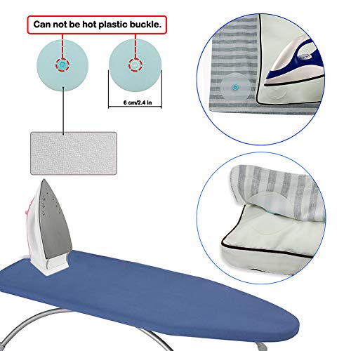 Iron-On Duvet Snaps 16Pk, Stop Comforter Shifting Inside Duvet Cover | Heat fuse via iron,low profile bedding fasteners,secures 4 duvets’ corners,reusable snaps,safe for routine fabric washing