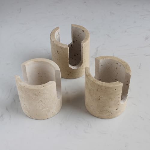Natural Marble Travertine Sponge Holder for Kitchen Counter, Drying Rack, Sponge Caddy for Sink Organizer - Beige Travertine