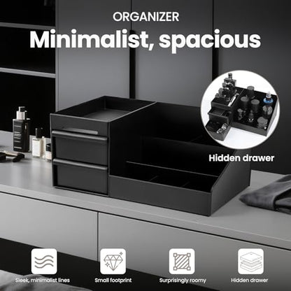 Cologne Organizer for Men,Cologne Stand,Bathroom Organizer,Mens Room Decor | Cologne Organizer,Dresser & Desk Storage, Bathroom Organizers and Storage,Perfume Tray,Men Accessories,Gifts for Men