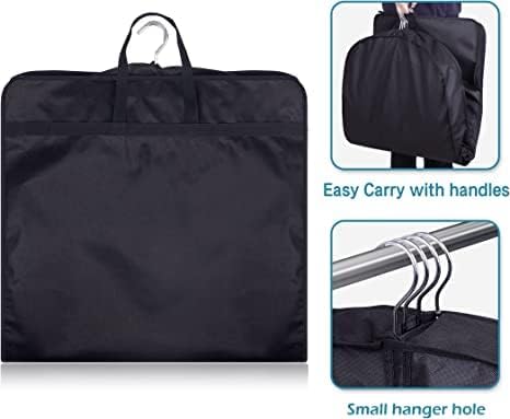 54" Suit Bags for Closet Storage and Travel, Gusseted Hanging Garment Bags for Men Suit Cover With Handles for Clothes, Coats, Jackets, Shirts（3 Packs）