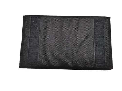 Sofa Armrest Organizer with Cup Holder No-Slip Couch Sofa Armrest Organiser Couch Remote Caddy Control Holder with 1 Large Pockets and 3 Small Pockets for TV Remotes Cellphone Magazines Drinks (Black)