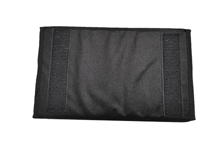 Sofa Armrest Organizer with Cup Holder No-Slip Couch Sofa Armrest Organiser Couch Remote Caddy Control Holder with 1 Large Pockets and 3 Small Pockets for TV Remotes Cellphone Magazines Drinks (Black)