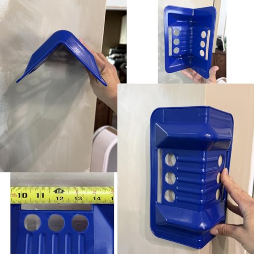 JUCHEN Flatbed Edge Protector,Cargo Corner Protector.(30Packs) | V-Shaped Protective Corner Guards,Protects Cargo Edges from Wear & Tear.Blue