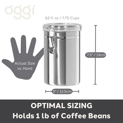 Stainless Steel Kitchen Canister 62 fl oz - Airtig... (Stainless Steel | Stainless Steel)
