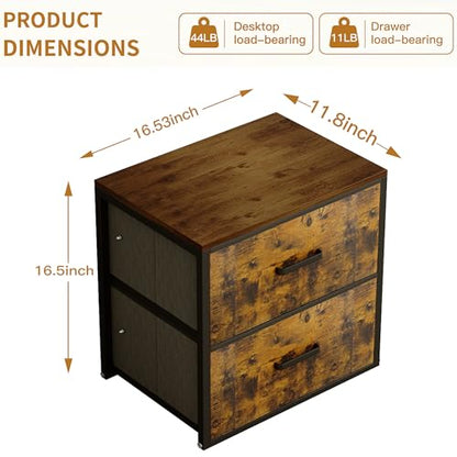 Stackable Storage Drawers, Closet Drawer Organizers and Storage | Storage Drawers for Clothes Small Dresser for Closet 2 Drawer Dresser for Bedroom, Dorm, Office, Living Room, Under Bed