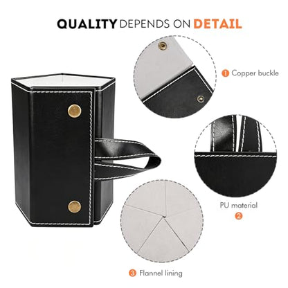 Sunglass Eyeglass Organizer Collector 5 slot 6 Slot PU Eyeglasses Storage Case Box Multiple Hanging Eyewear Display