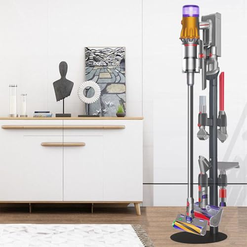 Lasvea Vacuum Stand Compatible with V7 V8 V9 V10 V11 V15 Gen5(Max.11 Accessories),Metal Storage-Bracket-Holder-Stand-Organizer Easy-Access Storage Docking Station