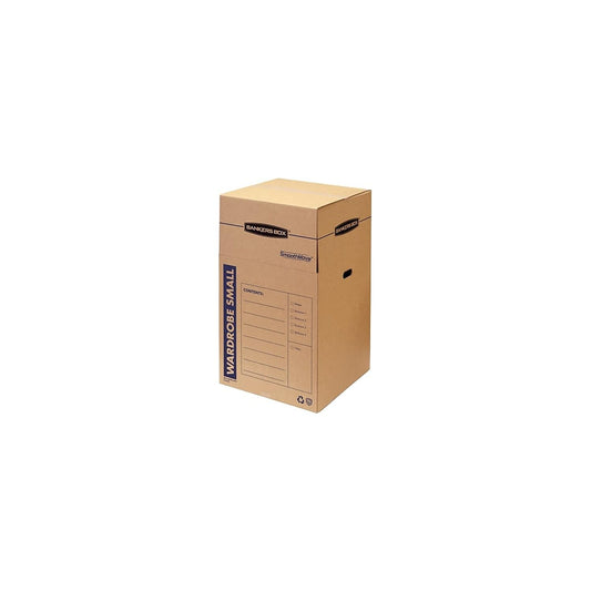 Bankers Box 3-Pack Short Wardrobe Moving Boxes, 20... (Kraft | Cardboard)