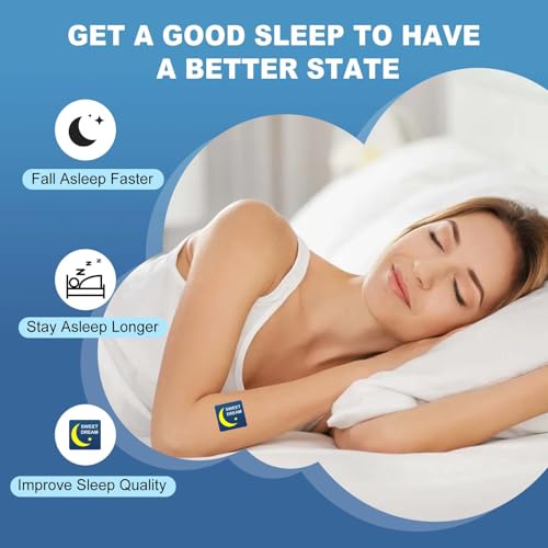 120 Count Sleep Patches for Adults Extra Strength, Natural Deep Sleep Patche with Melatonin & Valerian, Long-Lasting Night Comfort, Relax & Wake Up Refreshed, Easy to Use for Men and Women, 2 Pack DD