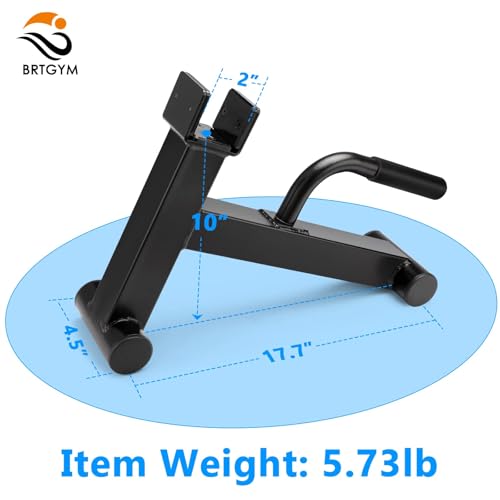 Deadlift Jack Barbell Stand,Carbon Steel Made,Easily Load and Unload 600lb Barbell Plates for Deadlift Exercise, Weight Training, Home Gym (Black Powder Coated)