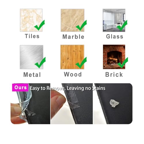 100% Silicone Clear Edge Protector Baby Proofing Furniture Guard, 3FT | Pre-Taped Adhesive Table Corner Guards, Flexible for Child Safety, Wall Cabinets Counter Bumper, 5/8" Depth
