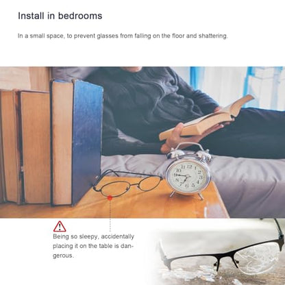 Glasses wall Display Eyeglasses Organizers Wall Mount Glasses Holders Sunglass Holder for Home Glasses Storage Display Rack, Home Decoration, 10 Pack