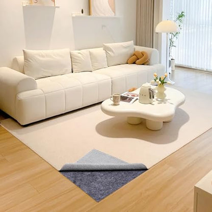 Non Slip Rug Pad 9 x 12 Ft, Extra Large Felt Under Rug Cushioning, Carpet Padding for Area Rugs on Hardwood, Laminate & Tile Floors, Keeps Rugs Secure