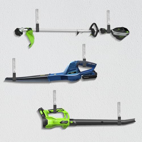 AccEncyc Heavy Duty Garage Hooks, 2Pcs Stainless Steel Wall Mount Hooks, 50lb Weight Capacity, for Garden Hose, Bike, Ladder, Tool Organizer
