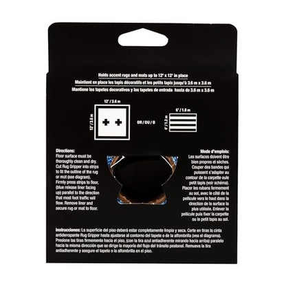 Roberts 50-588 Rug Gripper Indoor 3 Inch by 60 Foot Mat and Rug Carpet Tape for Removable Installations