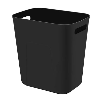 Plastic Small Trash Can Wastebasket, Garbage Conta... (Black | Plastic)