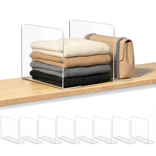 OKPOW Shelf Dividers for Closet Organization – Kee...