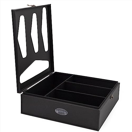 AuldHome Design Enamelware Kitchen Bag Organizer (Black), Farmhouse Style Holder Compatible w/ Zipper Seal Kitchen Storage