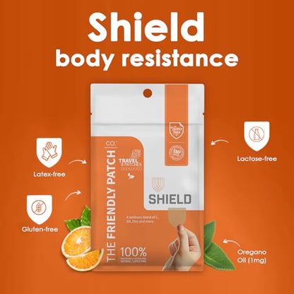 The Friendly Patch Travel Essentials Multi-Pack includes 8 Patches: Snooze Sleep Patches, Ashwagandha calm, Boost Energy Patch, and Shield for Sleeping, Relaxing, and Energy.