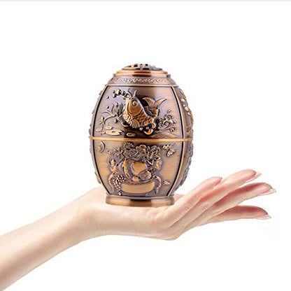 Push Style Retro Metal Automatic Toothpick Holder, House Warming Gifts, Retractable Toothpicks Case Can Box Organizer Storage Container, for Home Restaurant Café Club Bar Hotel ( Red Bronze )