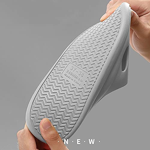 Rojeam Women & Men Shower Slippers Open Toe House Slides Bathroom Sandals