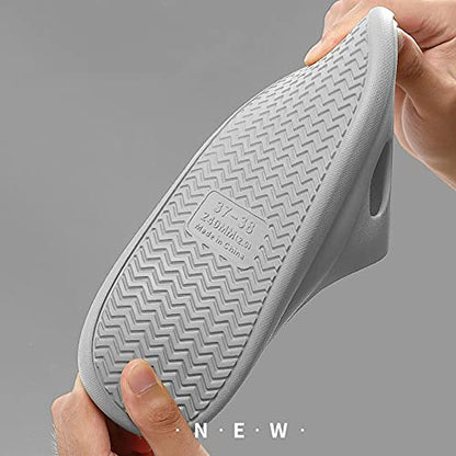 Rojeam Women & Men Shower Slippers Open Toe House Slides Bathroom Sandals