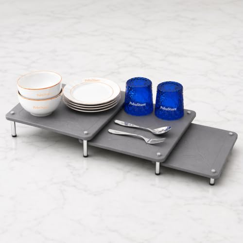 3-Pack Diatomaceous Earth Mat, Large Stone Drying Mat for Kitchen | Nesting Diatomite, Quick Dry, Non Slip, Heat Resistant（15.75"×11.81" & 13.19"×11.81" & 10.75"×11.81"）