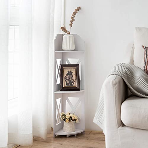 J JINXIAMU Corner Shelf Small Bathroom: Frees Up 65% Bath Space for Renters