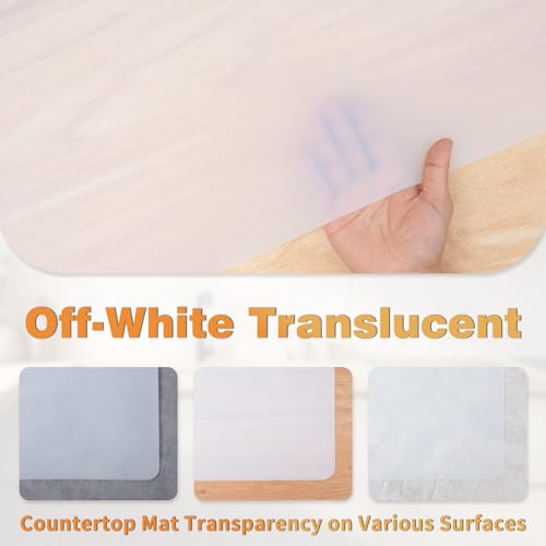 31.5" x 23.6" Extra Large Silicone Mat for Resin Casting, Epoxy and Crafts | Nonstick Silicone Sheet for Jewelry Casting Molds, Clear Countertop Protector Mat Heat Resistant Placemats by Foepoge