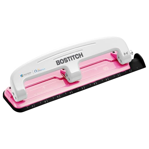 inCOURAGE 12 Reduced Effort 3-Hole Punch, 12 Sheet... (Metal)