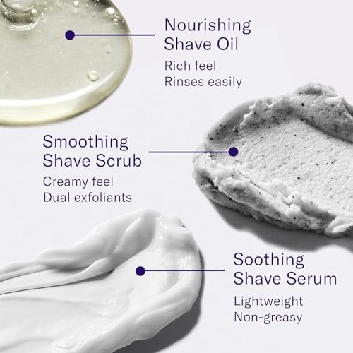 Flamingo Complete Shave Set for Women- Razor Handle, Blade Refill, Mini Smoothing Shave Scrub, Mini Nourishing Shaving Oil, Mini Soothing Shave Serum, and Shower Holder