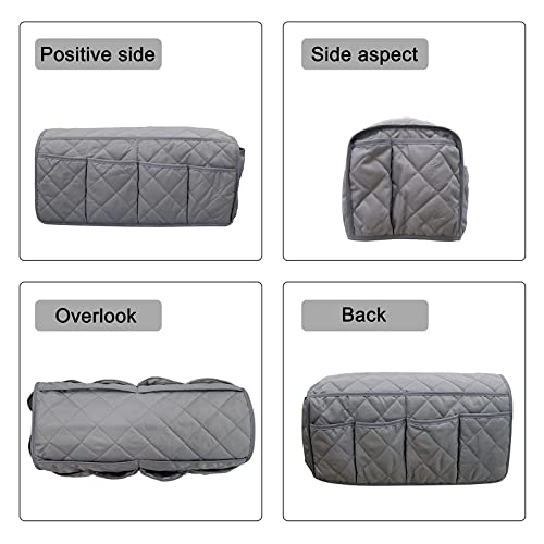 Armchair Caddy for Recliner - Sofa Armrest Organizer with 14 Pockets | Waterproof Remote Control Holder for Recliner, Non-Slip Chair Arm Storage for TV Remote, Phone, Books, Magazine, iPad