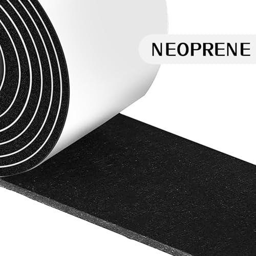 Storystore Self Adhesive Foam Weather Stripping, 1"x 3/4"x16.5FT Door Seal | High-Density Foam Seal for Door and Window Insulation, Noise Reduction & Gap Sealing
